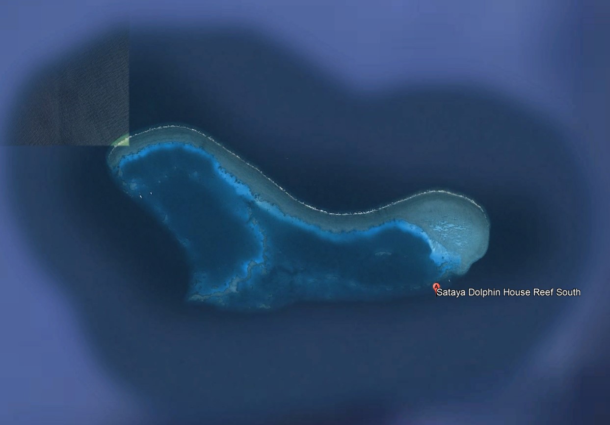 Sataya Reef satellite view